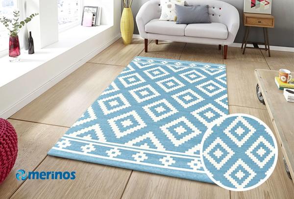 Merinos Marakesh Halı | Turkuaz | 1096-35-Turquoise