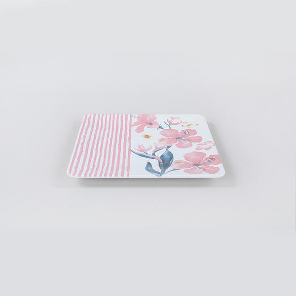 Assiette de Service Magnolia Rose 25 Cm 6 Pièces - 19605 | Keramika