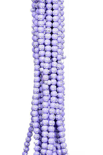 Purple Tasbih 99 pieces with Fastening Pattern (Bundle)