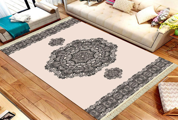 Roland 5'li Yıkanabilir Halı Seti | Bej | roland-3000-beige