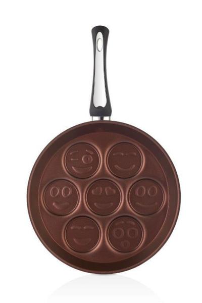 Bayev Yüz Emojili Pankek Tava 28 cm