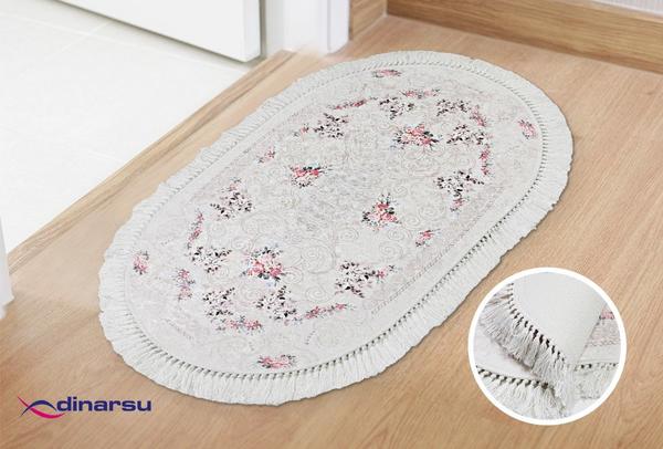 Dinarsu 2'li Banyo Paspası Seti | Krem | 1024-Cream