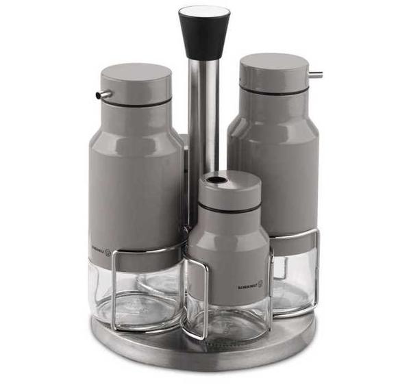 Korkmaz Stora Yuvarlak 4'Lü Salata Sos Seti | Bej | A755-03