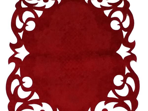 Daisy Lux Velvet Runner Bordeaux