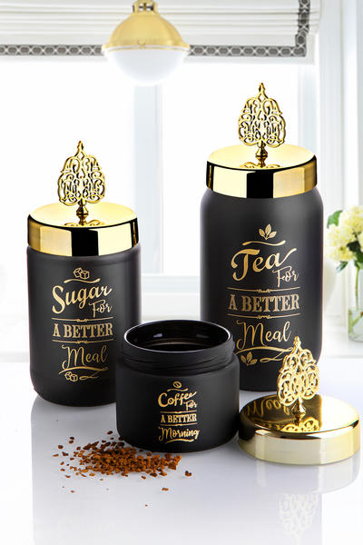 Luxus 3-teiliges Aufbewahrungs- und Glas-Set