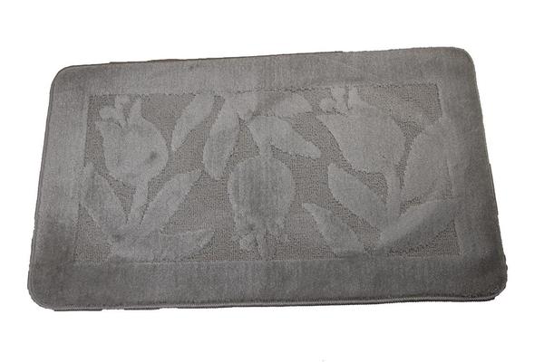 Duygu Gri Doğa Banyo Paspası 3 Parça