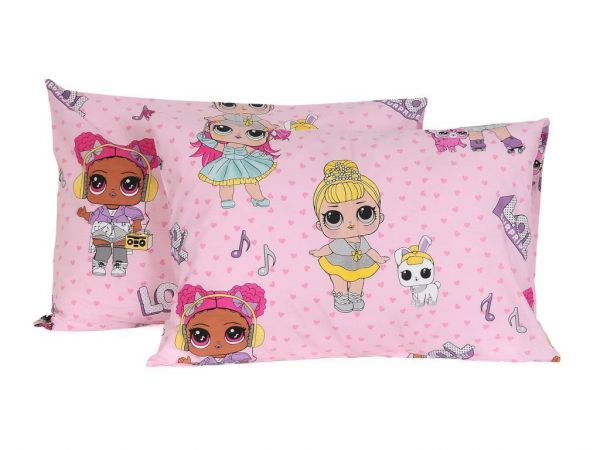 Lol Suprise 2'li Yastık Kılıfı Pudra