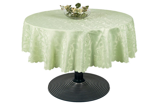 Bavary | Polyester Masa Örtüsü | Açık Yeşil | 160x160 | By-mouertue-6