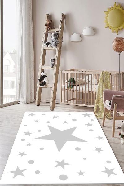 Birkilim Yıkanabilir Dekoratif Halı İpeksi Kaymaz Taban | MLN-IP-HP-749