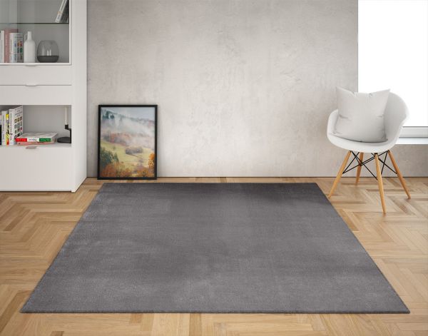 Dinarsu | Loft Yıkanabilir Halı | Antrasit | 37-995-Anthracite