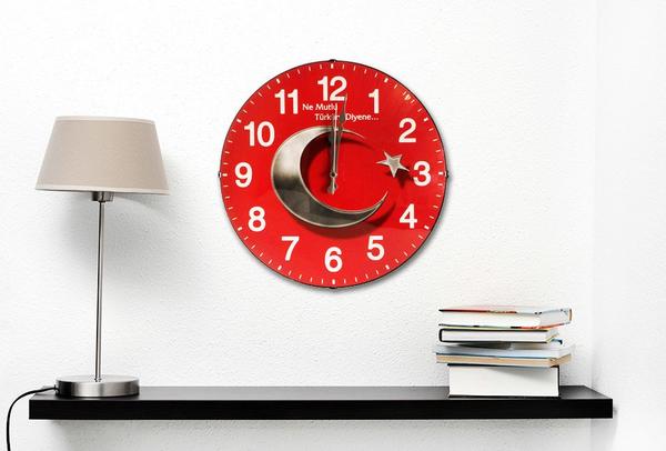 Galaxy "Ne Mutlu Türküm Diyene" Duvar Saati