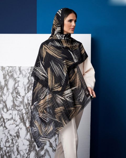 Dekonaz | Desenli Modern Tasarımlı Bayan Eşarp | DKNZ-31341