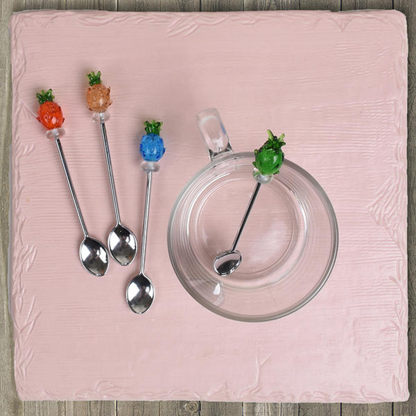 Ananas Metal Çay Kaşığı 4 Adet - 50 7260 | K+