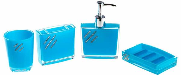Schäfer Banyo Seti 4 Parça Mavi