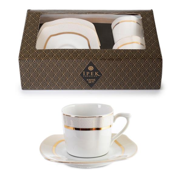 SK53T # OG-6082 # 2LI GREY BOX PRS SQUARE COFEE SET | SILK-74510