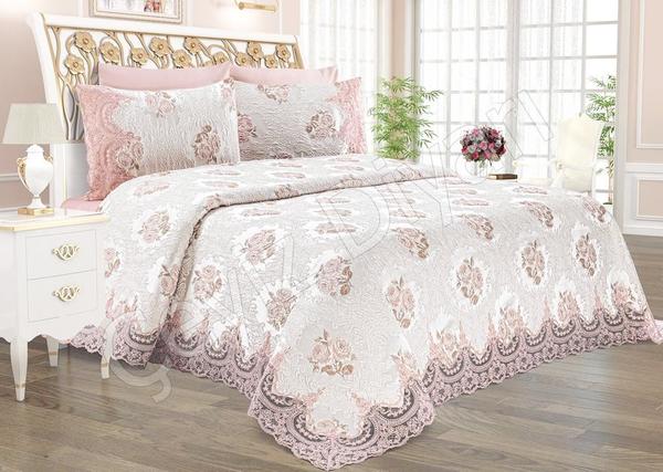 Fransız Güpürlü Roseart Pike Takımı Pudra