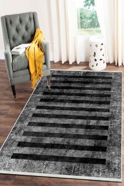 Birkilim Yıkanabilir Dekoratif Halı İpeksi Kaymaz Taban | MLN-IP-SD-247