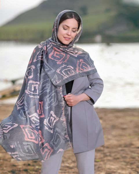 Dekonaz | Desenli Modern Tasarımlı Bayan Eşarp | DKNZ-31373