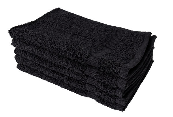 Schäfer Misafir Havlusu %100 Pamuk Siyah 30x50 cm