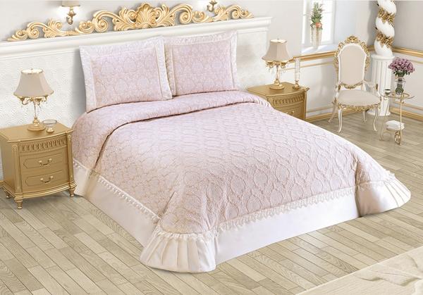 Belenay Çift Kişilik Yatak Örtüsü - Rustik Krem