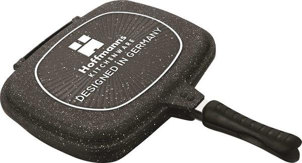 Hoffmanns Doppelbratpfanne Schwarz eckig