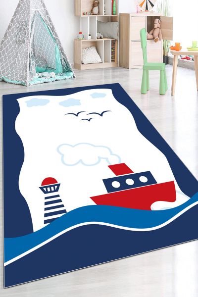 Birkilim Yıkanabilir Dekoratif Halı İpeksi Kaymaz Taban | MLN-IP-HP-686