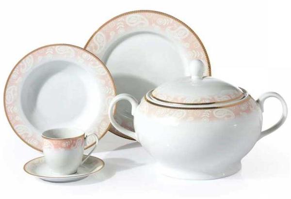 Korkmaz Bianca Collection 86 Parça Yuvarlak Porselen Yemek Takımı | 12 Kişilik | A8028