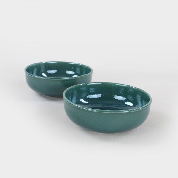 Luster Mavi Kera Salata Kasesi 18 Cm 2 Adet | Keramika