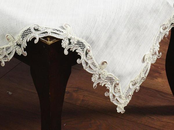 Table de cheminée carrée Hanzade Ecru