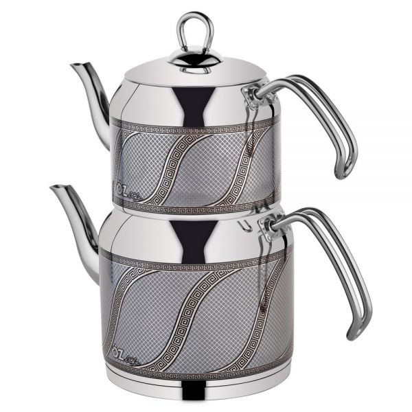 Oz Leben | Enza Grey Teekanne 1200-1600 ml