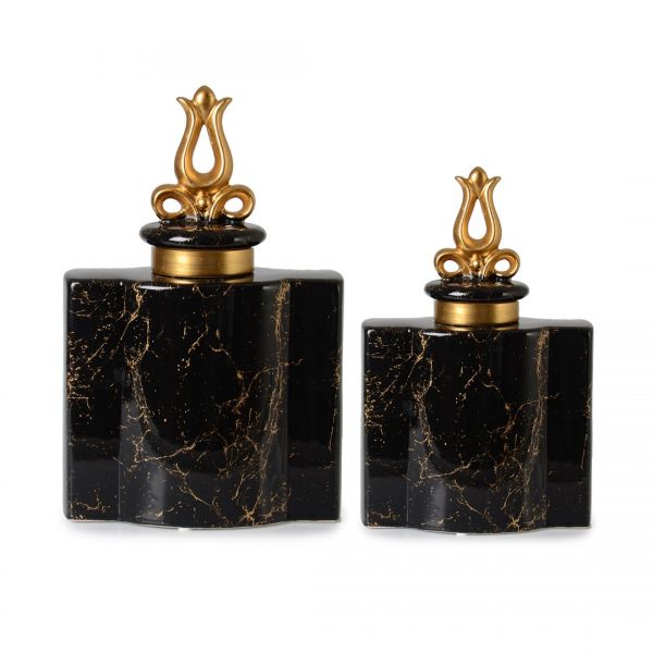 SEHZADE 2 LI CUP SCHWARZER GUMUS | SILK-SRB647