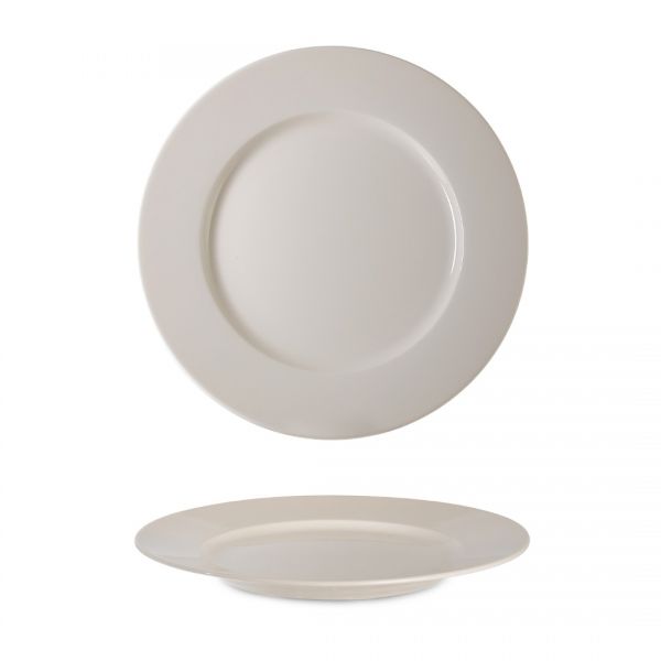 07192 TABLE DE SERVICE RIVA 25cm CRÈME | SILK-IPF216