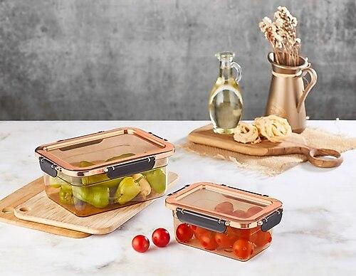 Vip Ahmet | Lüks Kilitli Saklama Kabı 1 LT+2,20 lt