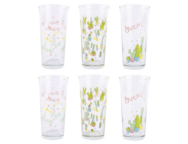 008-01-6 PARÇA LOVELY CACTUS MEŞRUBAT BARDAĞI TAKIMI