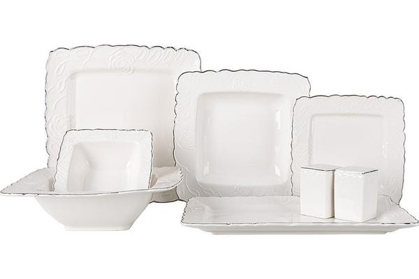 Almina | Yemek Takımı | Fine Porselen | 28 Parça | 6 Kişilik | Al-2072-3