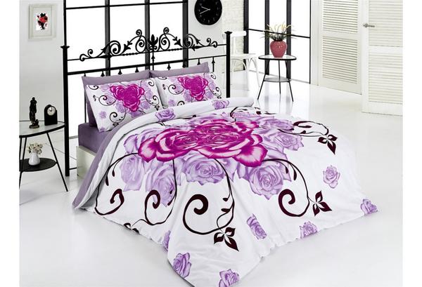 Belenay Çift Kişilik Nevresim Takımı-Vuslat leylak