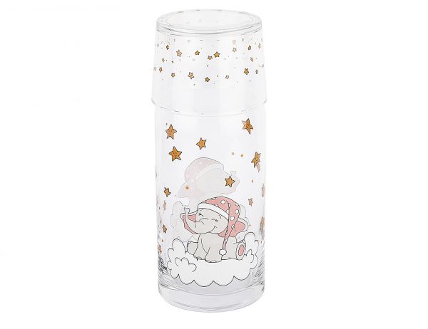 008-01-FİL DESENLİ BAŞUCU SÜRAHİSİ SETİ