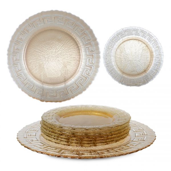 VRSC SET DE RESTAURATION COULEUR MIEL ROND 32,5 cm, 20,5 cm | SILK-HTC049