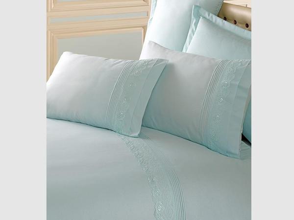 Cotton Box Brode Ranforce Çift Kişilik Nevresim Takımı Mint | Cotton Box