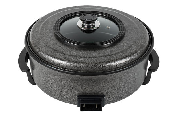 Dekonaz | Elektrikli Pizza Tavası 42x11cm 1500W Yuvarlak | By-pp-42x11-hg