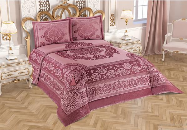 Belenay Çift Kişilik Yatak Örtüsü - Novella-D Gülkurusu