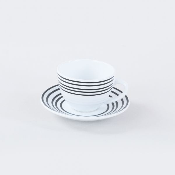 Ring Çay Fincan Takımı 12 Parça 6 Kişilik | Keramika