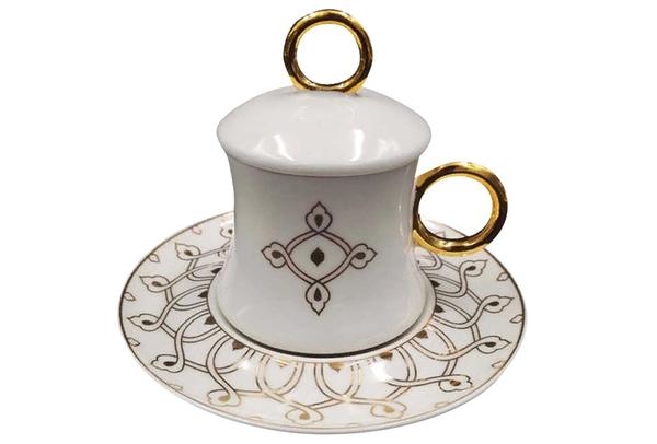 Korkmaz Freedom Kapaklı 6'Lı Kahve Fincan Takımı | 18 Parça | A8637