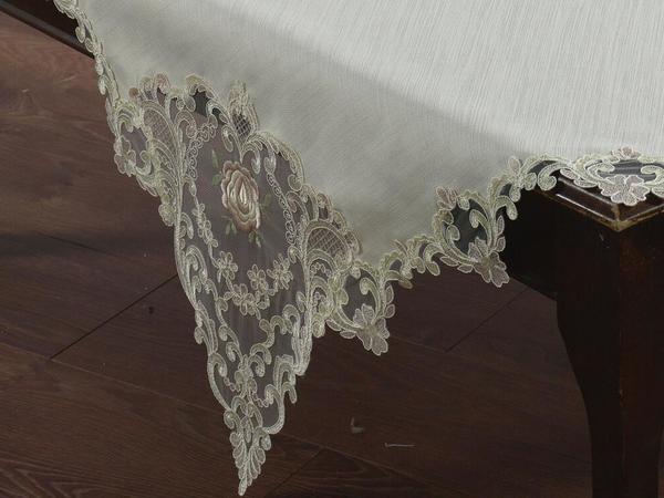 Table de cheminée carrée Mina Poudre Ecru