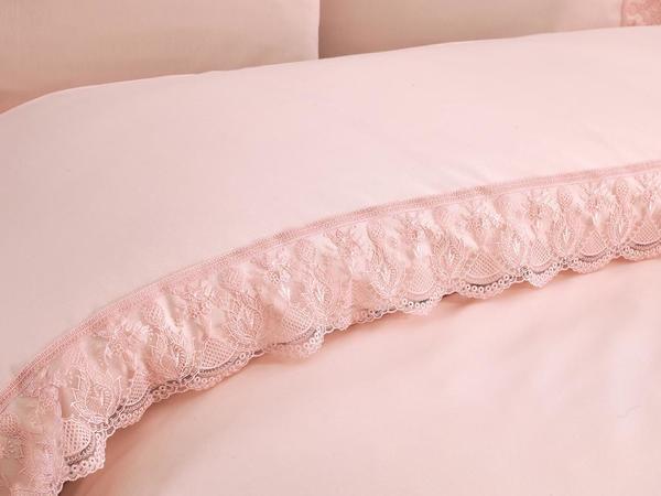 Kaktüs Nevresim Takımı Pudra