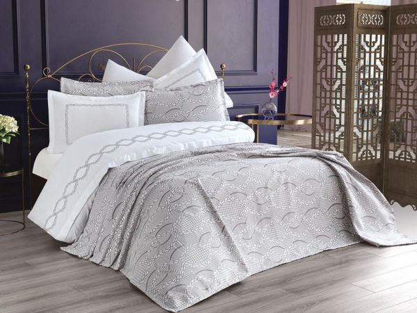 Dowry Diyari Şimay طقم زفاف مكون من 7 قطع باللون الرمادي