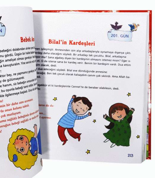 Hikayelerle 365 Gün Dua Dini Eğitici Kitap Oyuncak -1175