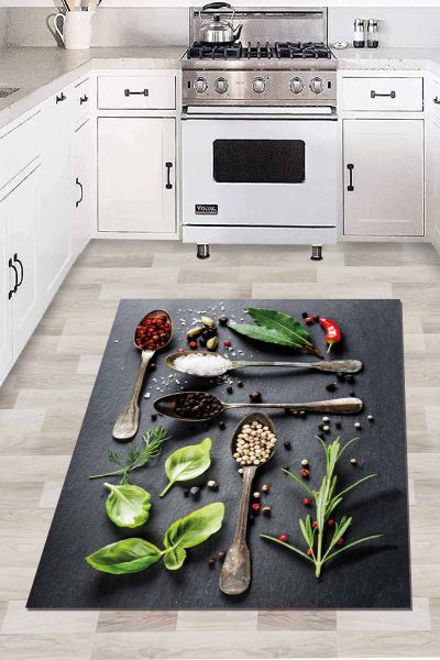 Birkilim Yıkanabilir İpeksi Kaymaz Taban Mutfak Halısı | MLN-IP-HT-307