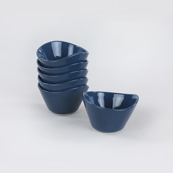 Indigo Blue Tigela Snack / Sauce 11 Cm 6 Pieces | Keramika