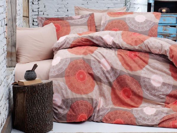 Gilan Çift Kişilik Nevresim Takımı Bej